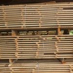 timber being air dried